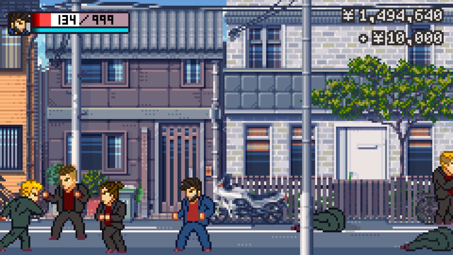 Seiji fighting alongside his men in Fading Afternoon