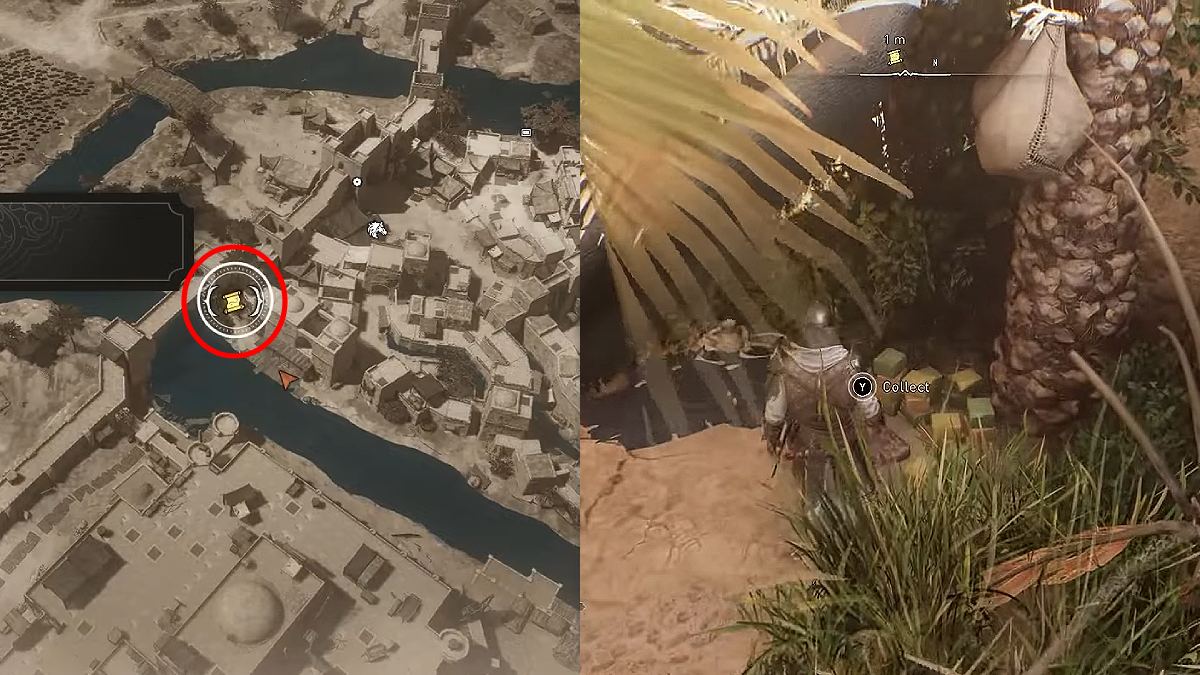 The location of the Find What I Stole Enigma in Assassin's Creed Mirage