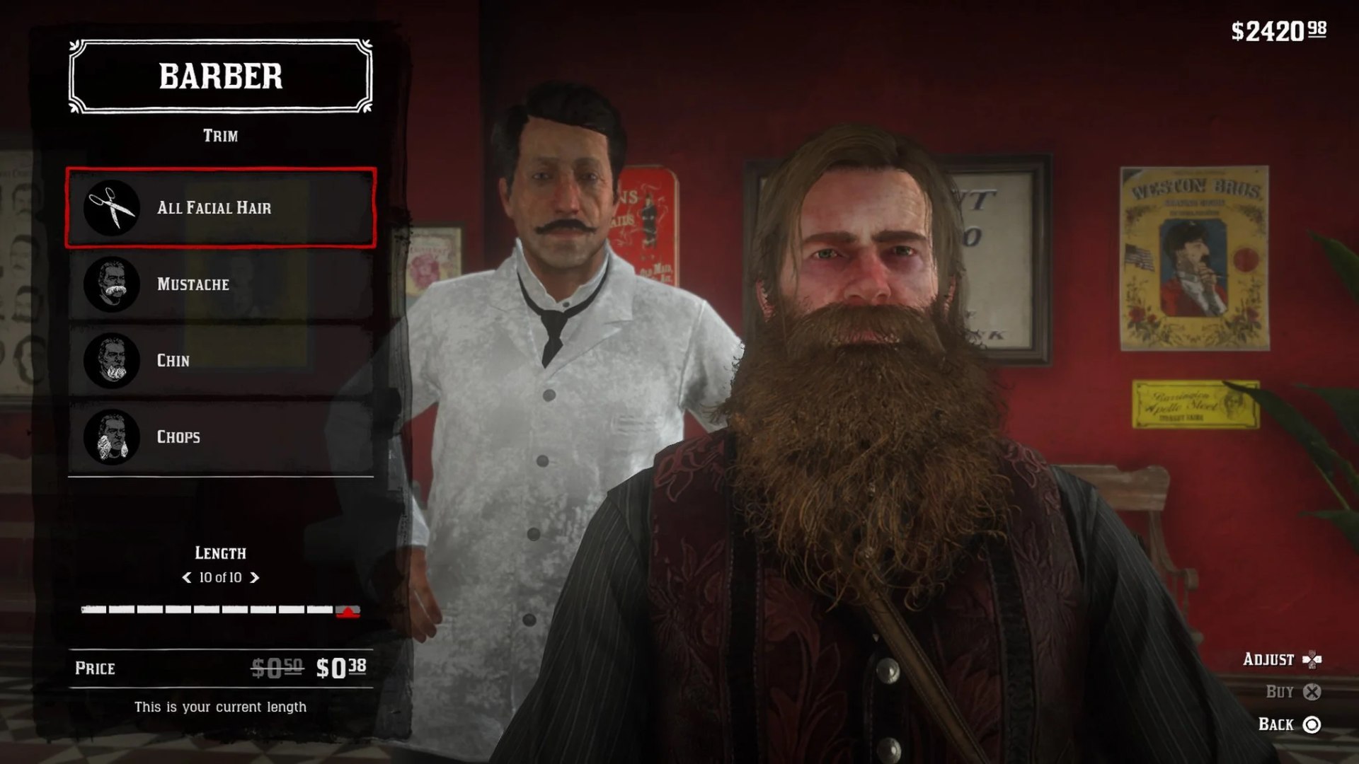 Hair system in Red Dead Redemption 2