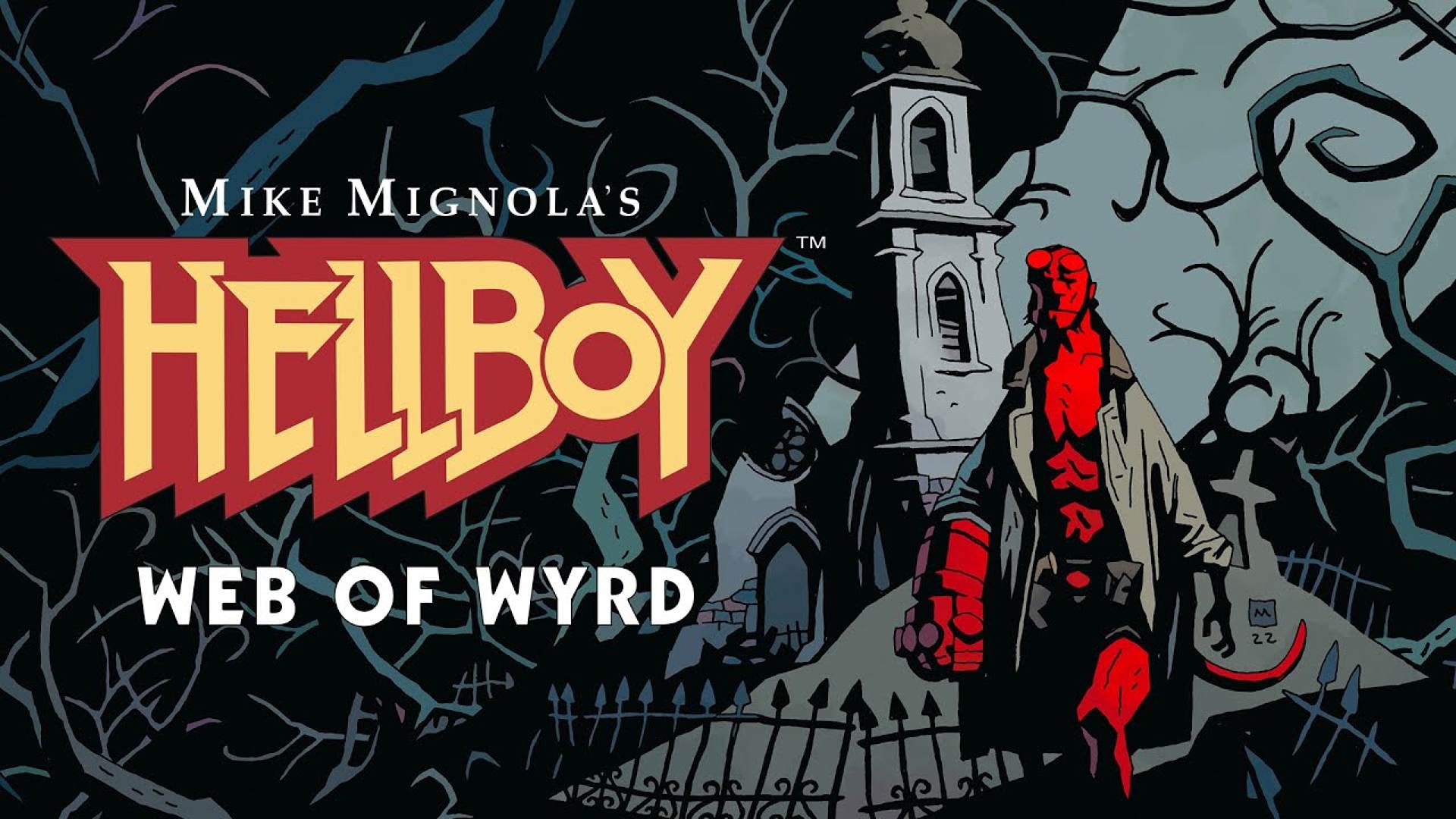 Hellboy Web of Wyrd key art and logo