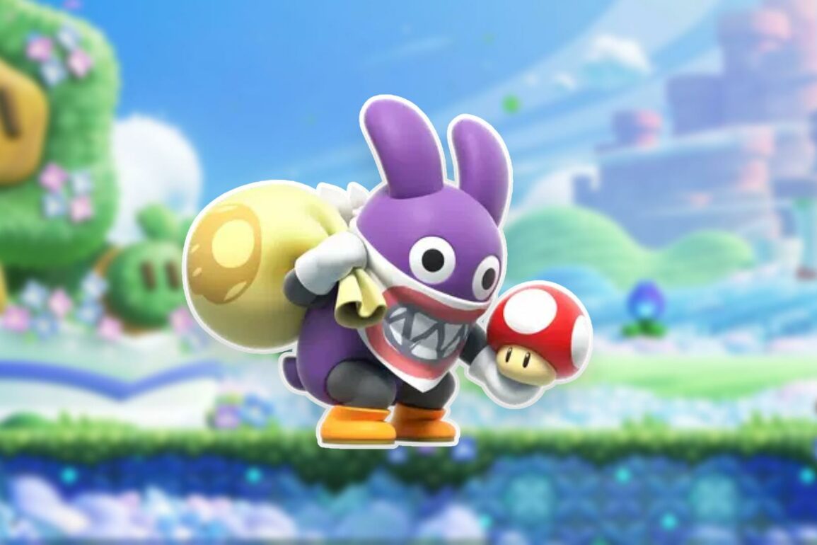 Nabbit from Super Mario Bros. Wonder