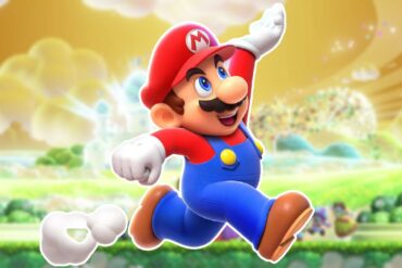 Mario jumping in Super Mario Bros. Wonder