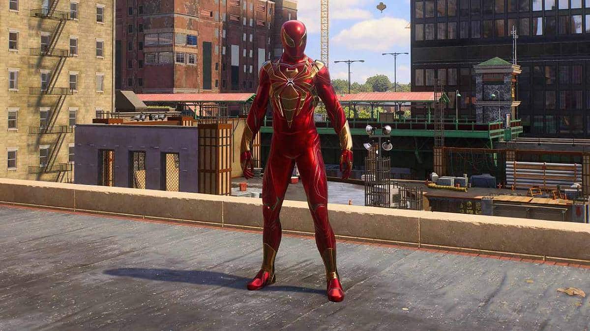 The Iron Spider Suit in Marvel's Spider-Man 2