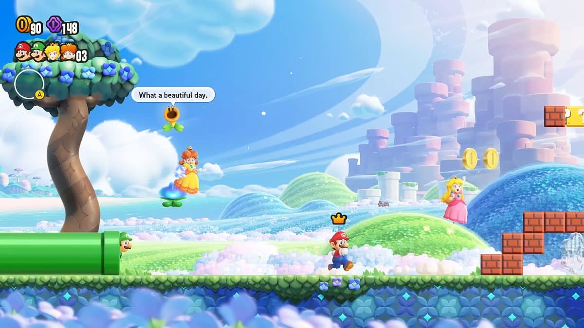 Super Mario Bros. Wonder co-op Gameplay