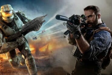 Master Chief on the left and Captain Price from COD on the right