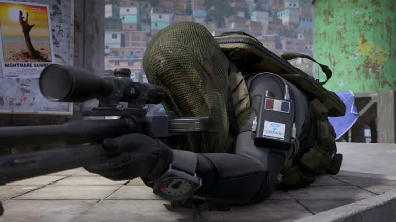 A sniper in Modern Warfare 3