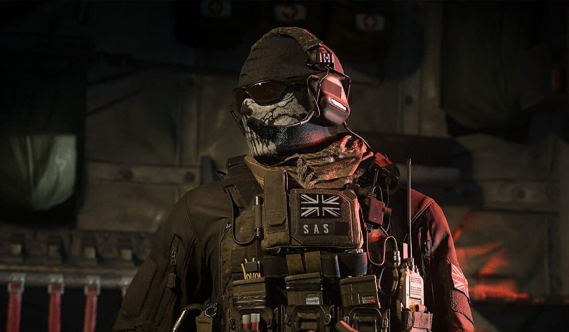 Ghost sat in a plane in MW3