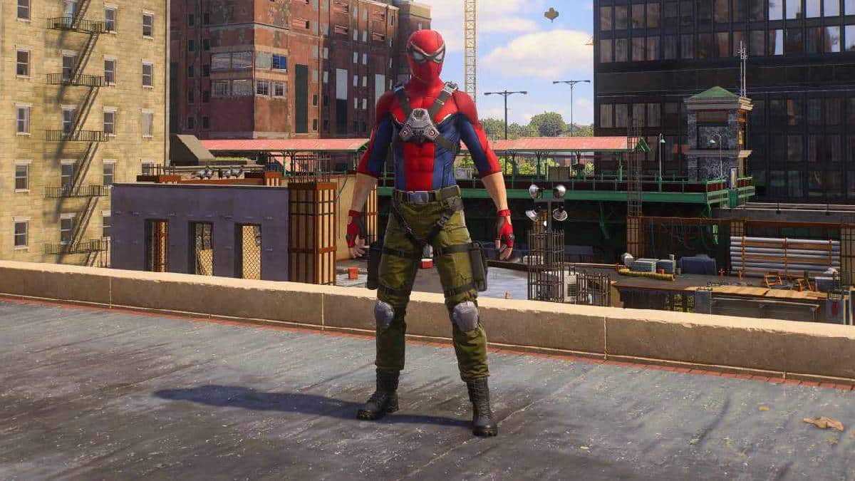 The Secret Wars: Civil War Suit in Marvel's Spider-Man 2