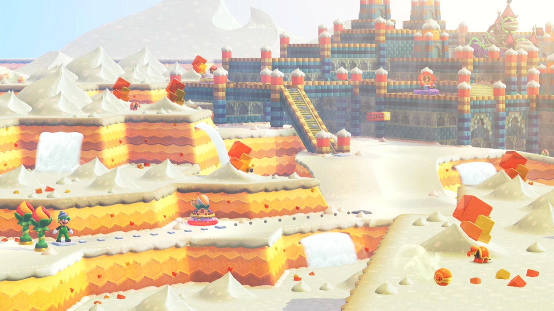 Sunbaked Desert World in Super Mario Bros Wonder