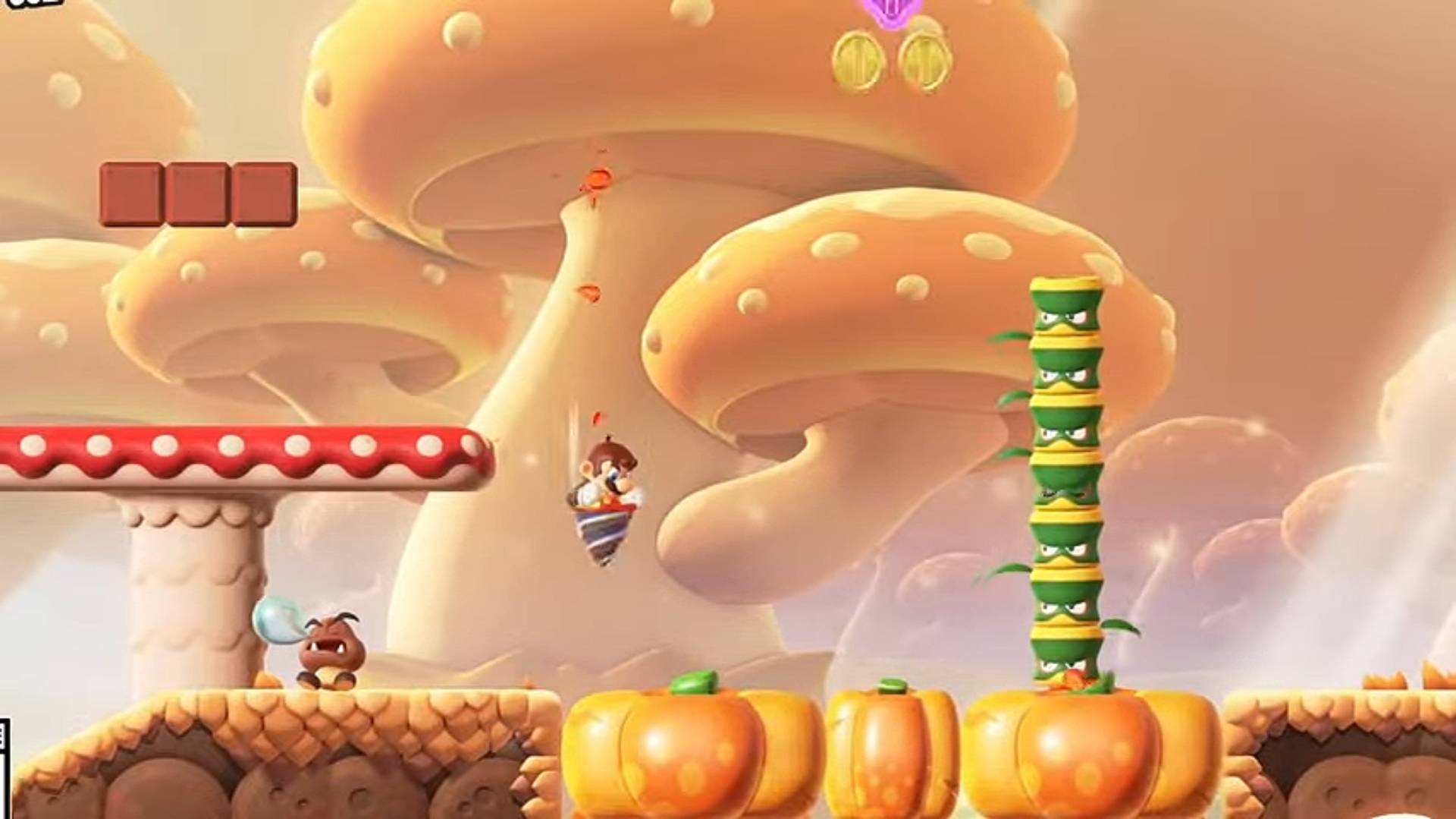 Super Mario Bros. Wonder Drill Mushroom