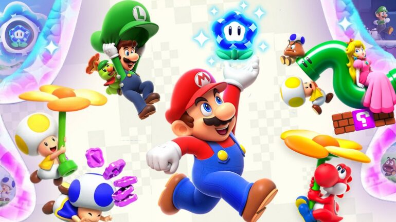 The key art for Super Mario Bros Wonder
