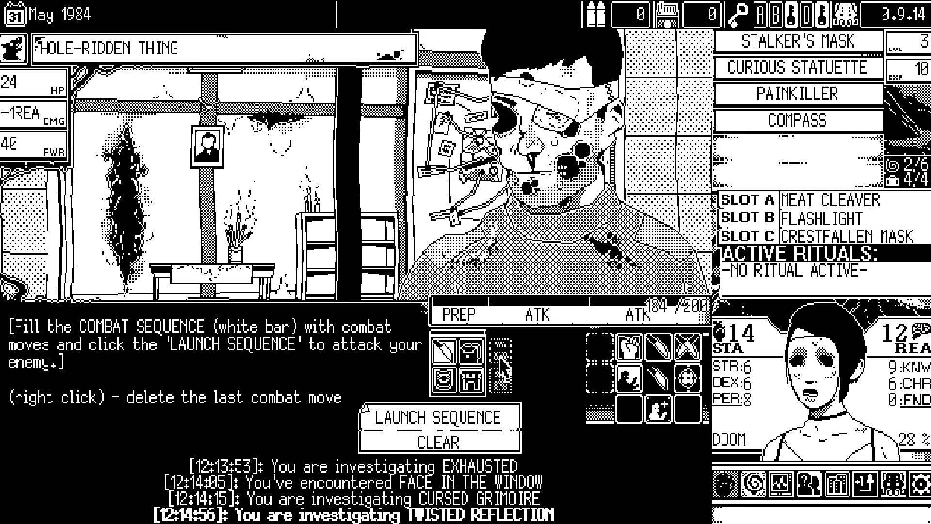World of Horror In-game Screenshot