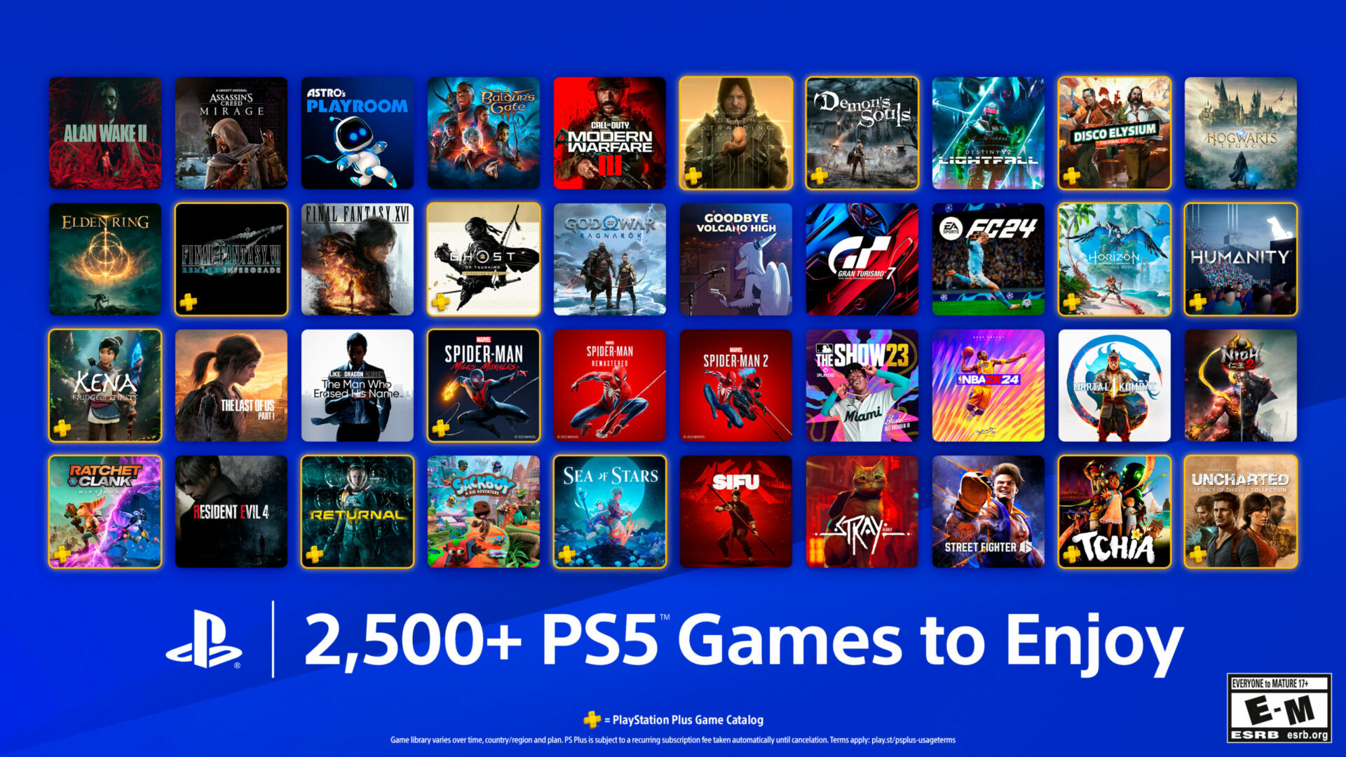 PlayStation Plus game Catalogue 2023