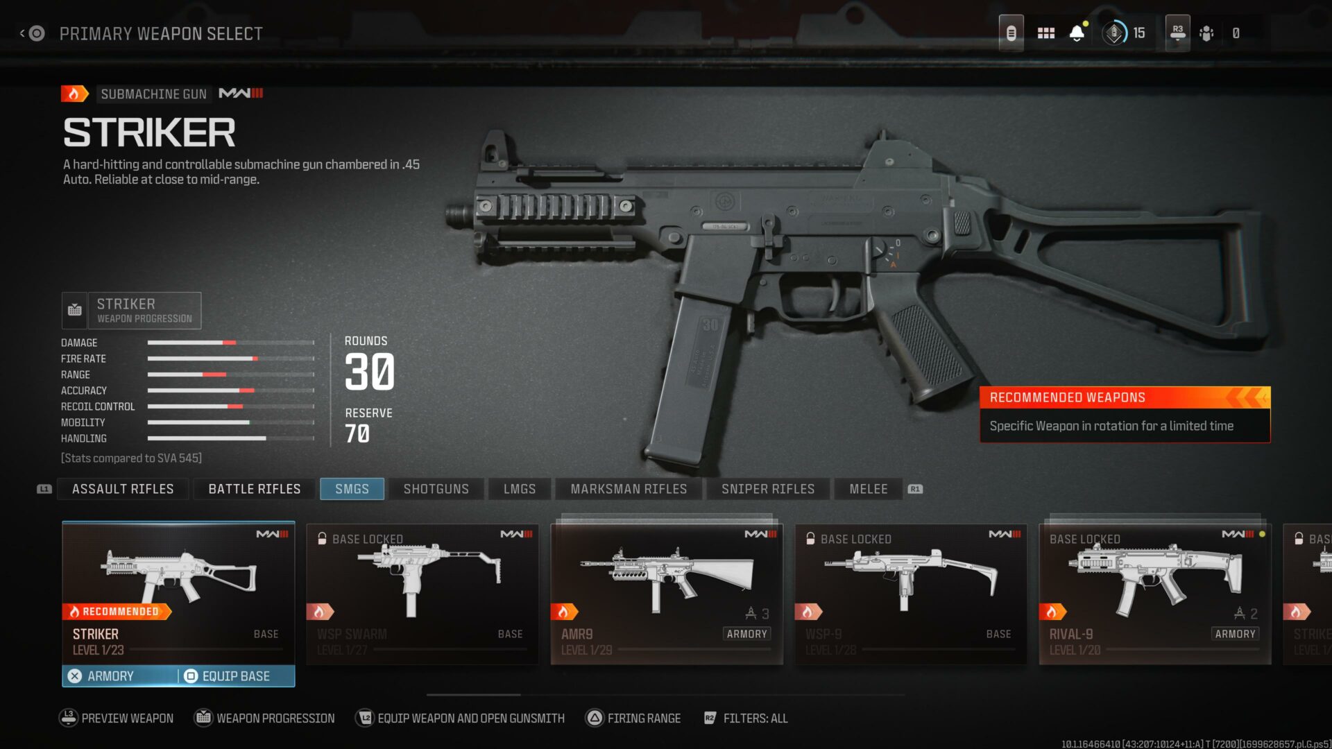 Call of Duty: MW3 Striker
