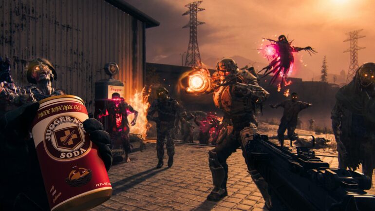 player holding a can in Call of Duty MW3 Zombies