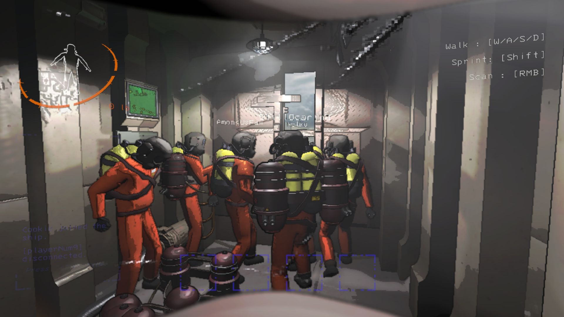 Lots of players in a Lethal Company lobby