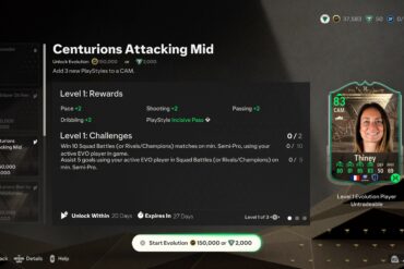 EA FC 24: Centurions Attacking Mid Evolution Upgrade