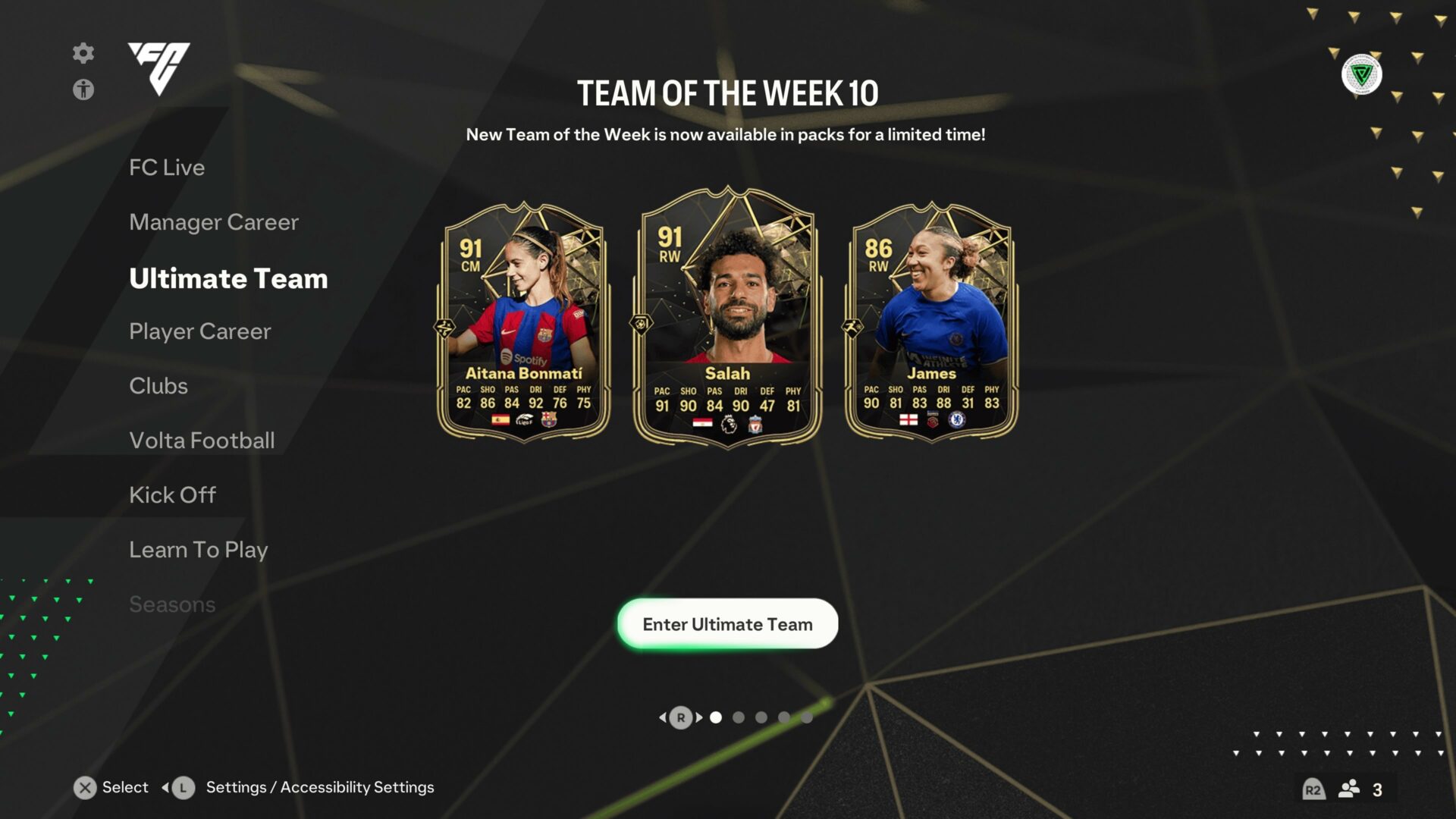 EA FC 24 TOTW 10 In-game Screenshot