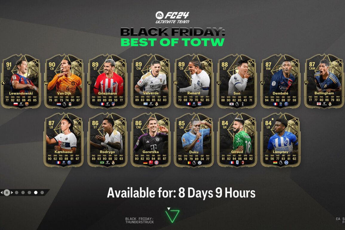 EA FC 24: Best of TOTW Full Squad, Including Lewandowski, Van Dijk and Griezmann