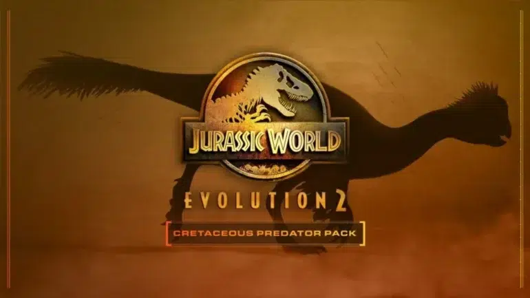 Jurassic World Evolution 2 Cretaceous Predator Pack Key Art