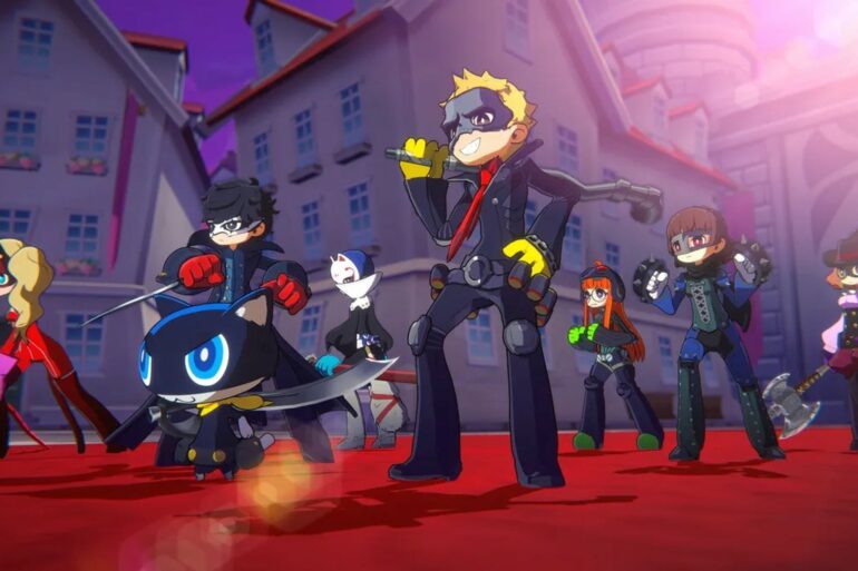 The Phantom Thieves in Persona 5 Tactica