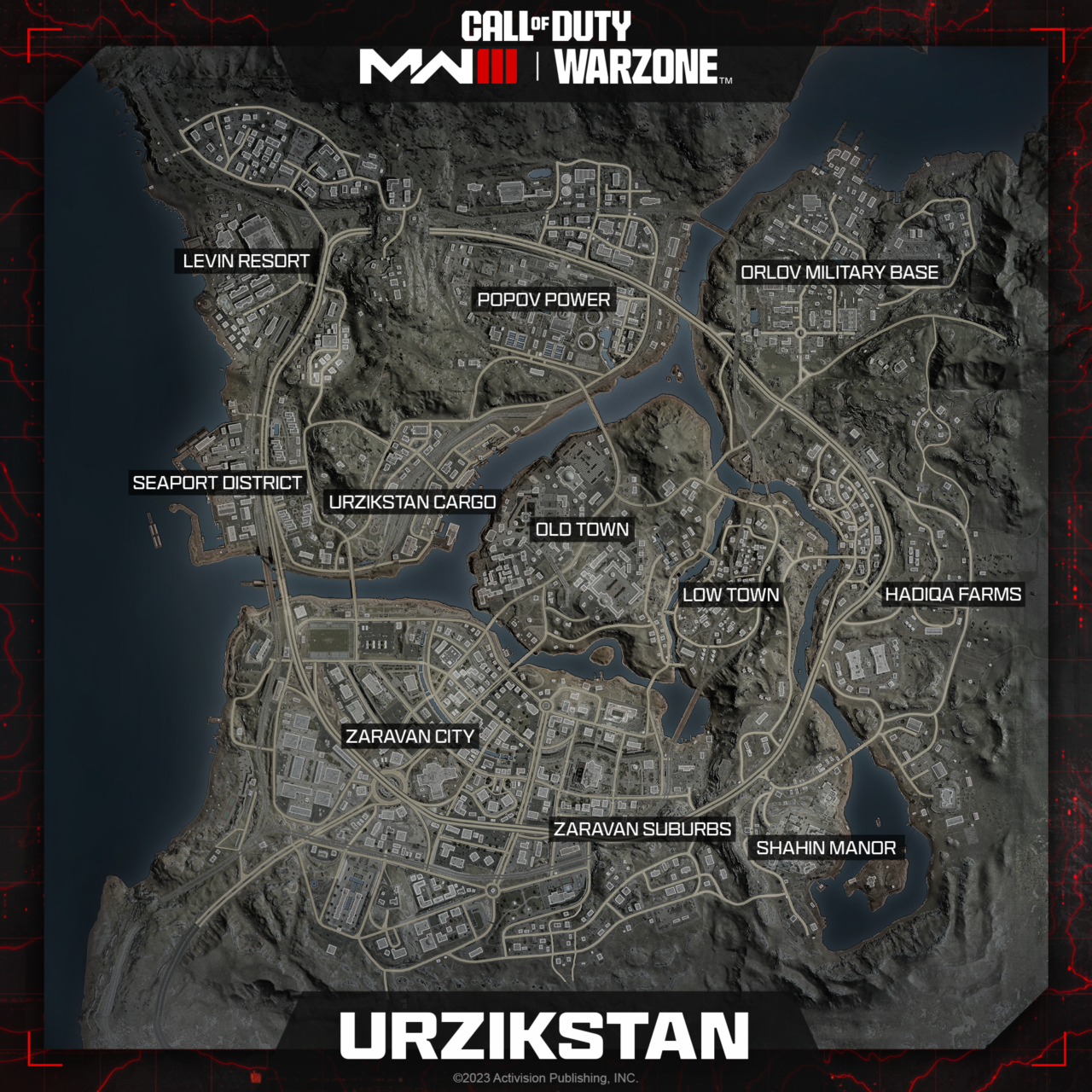 Urzikstan Full Map - Call of Duty Warzone