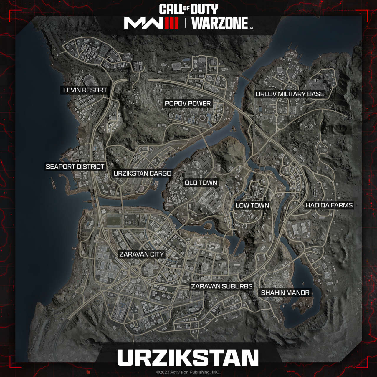 Urzikstan Full Map - Call of Duty Warzone