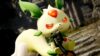 Palworld character holding an SMG
