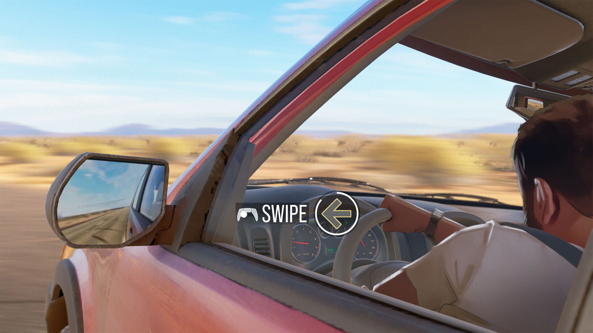 As Dusk Falls Screenshot of driving car