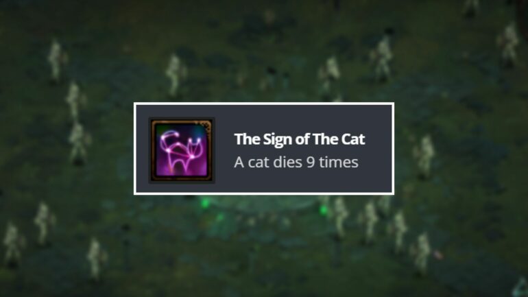 Death Must Die Sign of the Cat achievement