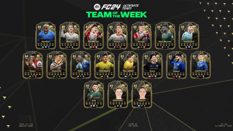EA FC 24 TOTW 14 Full Squad