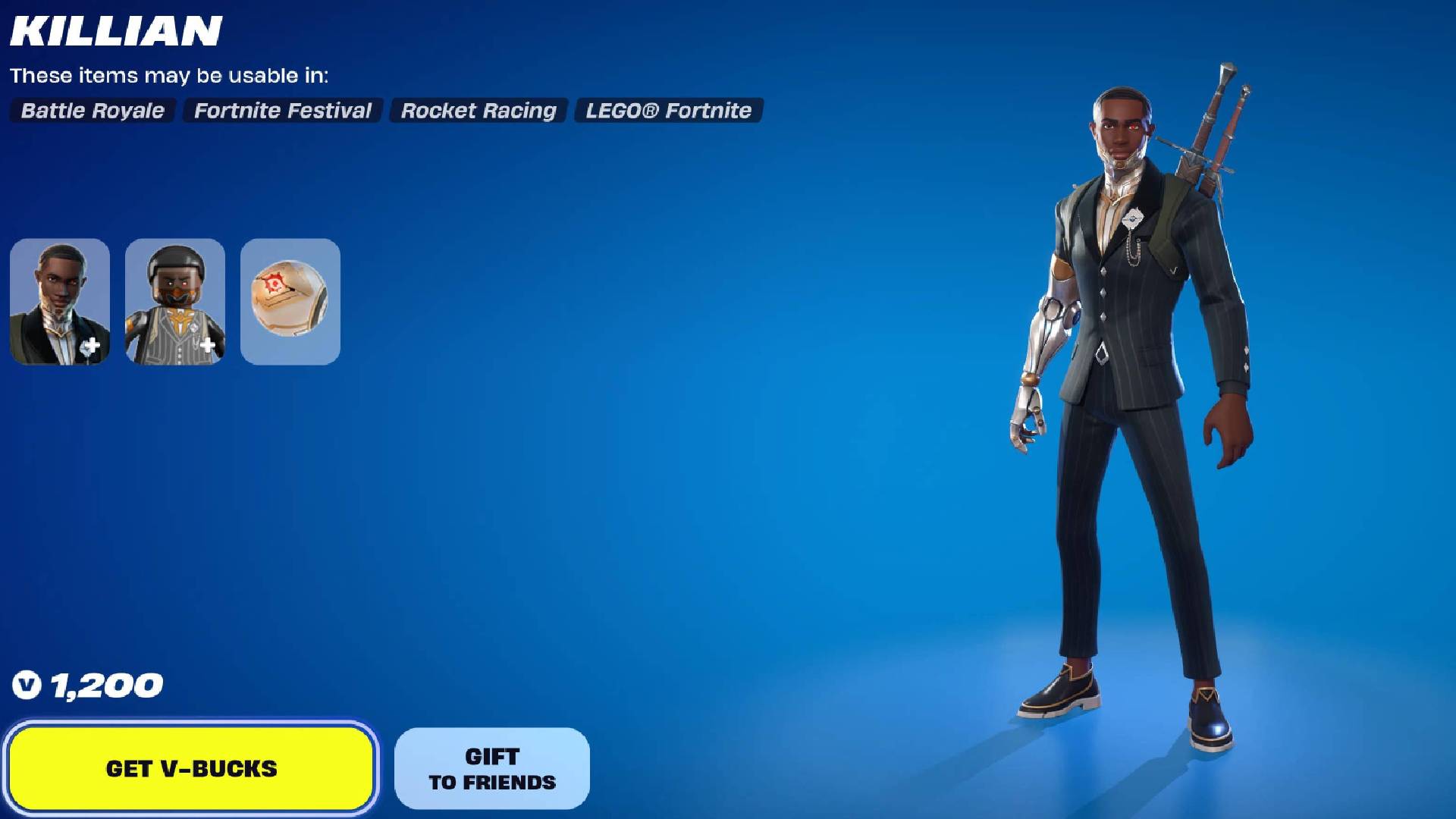 Fortnite Killian Cosmetic