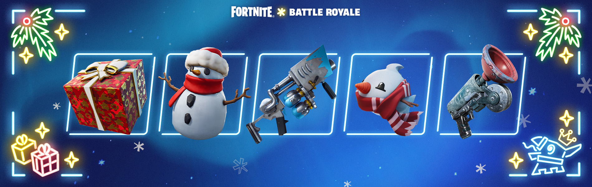 Fortnite Winterfest Festive Weapons from Vault