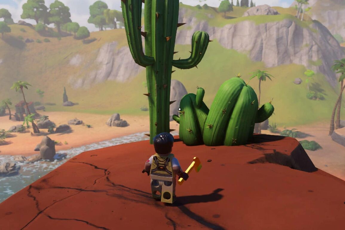 How to Break Cactus in LEGO Fortnite