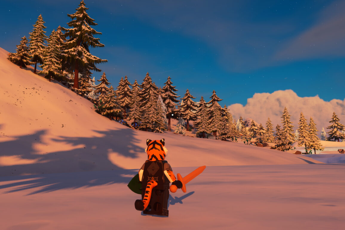 LEGO Fortnite Frostlands Snow Area