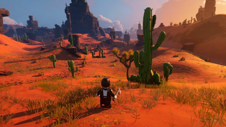 The location of Flexwood in LEGO Fortnite