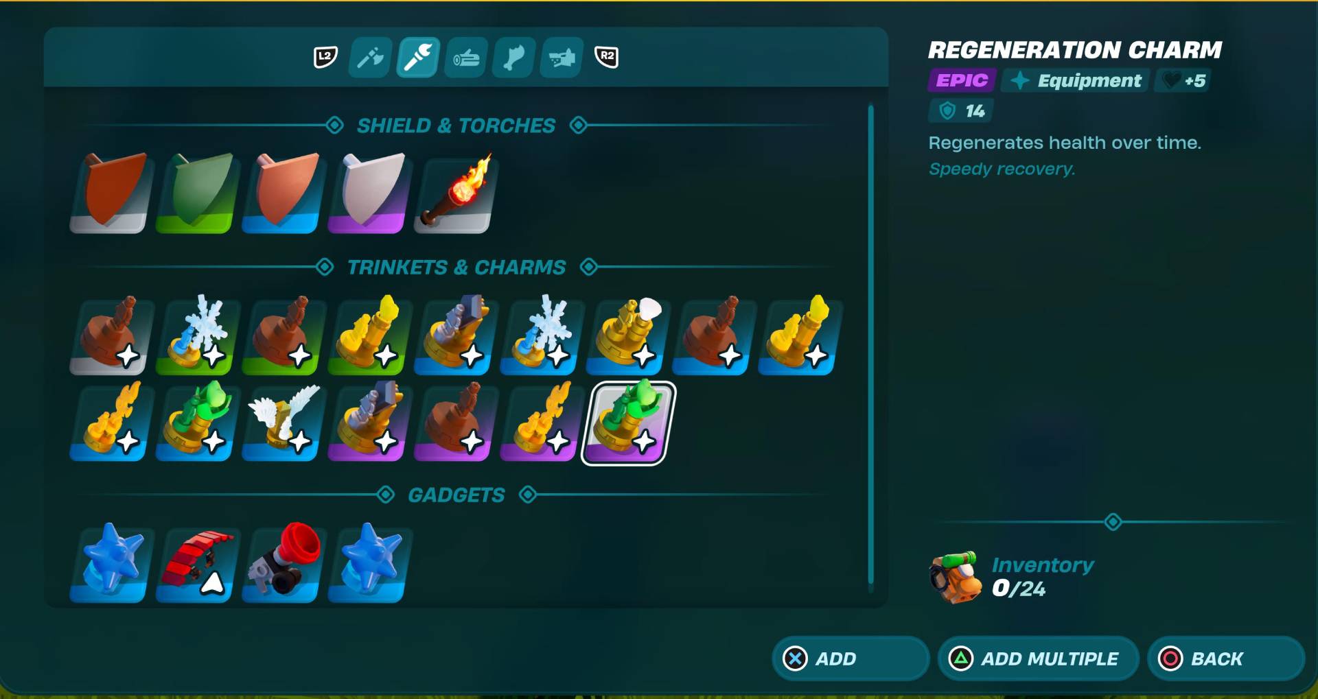 LEGO Fortnite Regen Charm