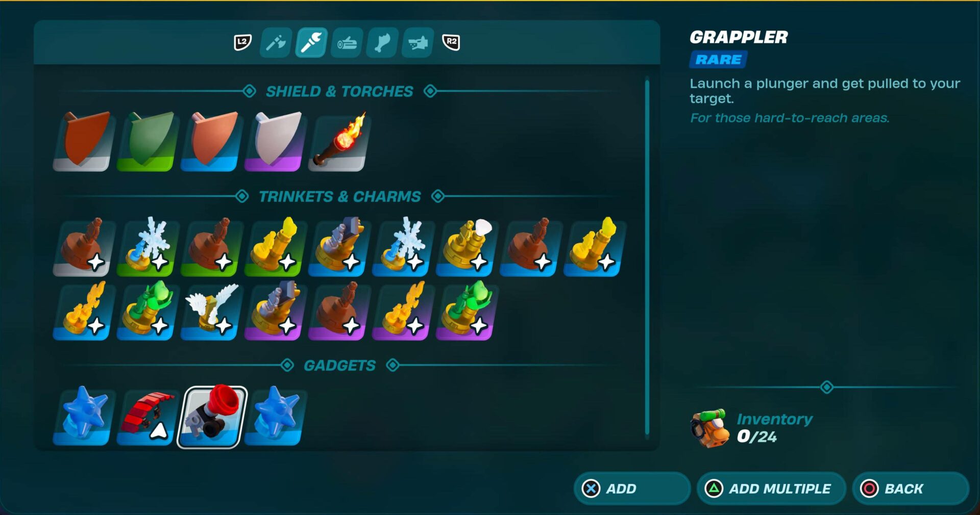 LEGO Fortnite Grappler Inventory
