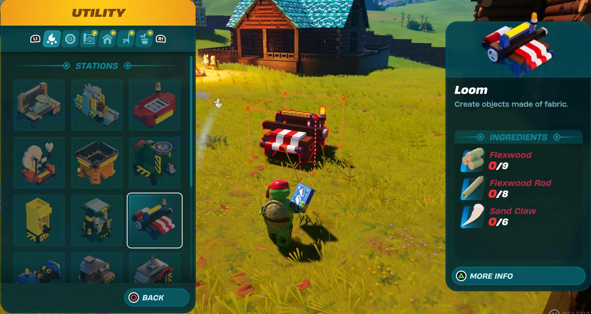 LEGO Fortnite Loom Schematic