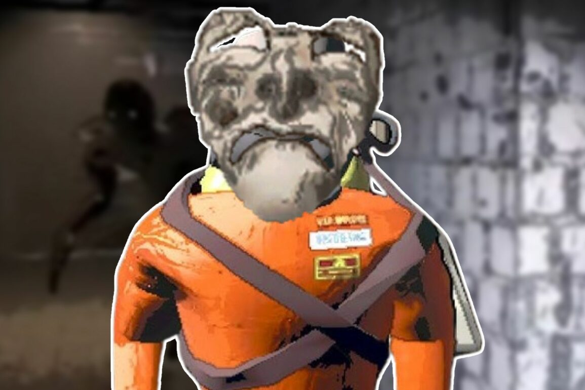 Player with the Dramatic Mask on in Lethal Company