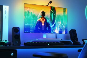 Nanoleaf 4D lighting set up on PC