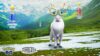 the promotional image for the Wyrdeer Raid Day event in Pokemon Go