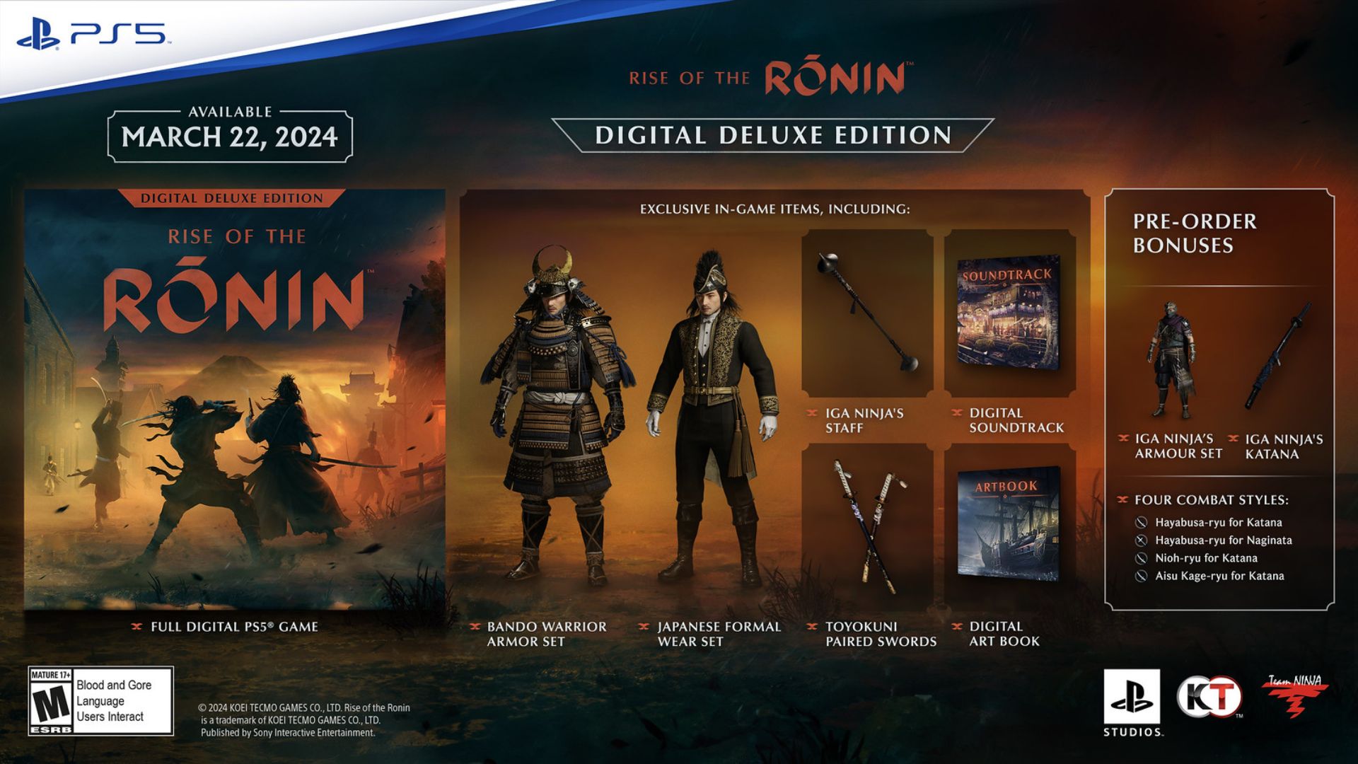 The Rise of the Ronin pre-order details