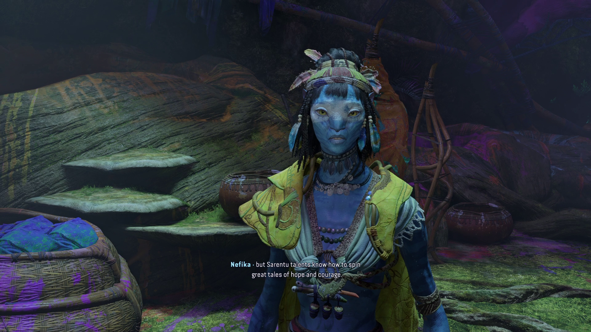Talking with Na'vi in Avatar: Frontiers of Pandora