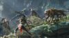 The player fighting enemies in Avatar: Frontiers of Pandora