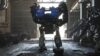 A mech suit walking in Avatar Frontiers of Pandora