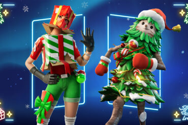 fortnite holiday boxy and winterfest bushranger
