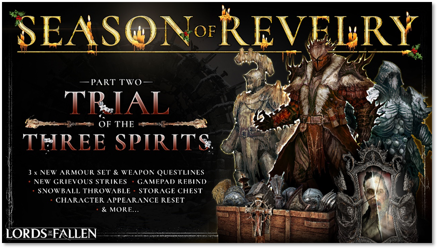 Season of Revelry - The Trial of the Three Spirits - Part Two Key Art