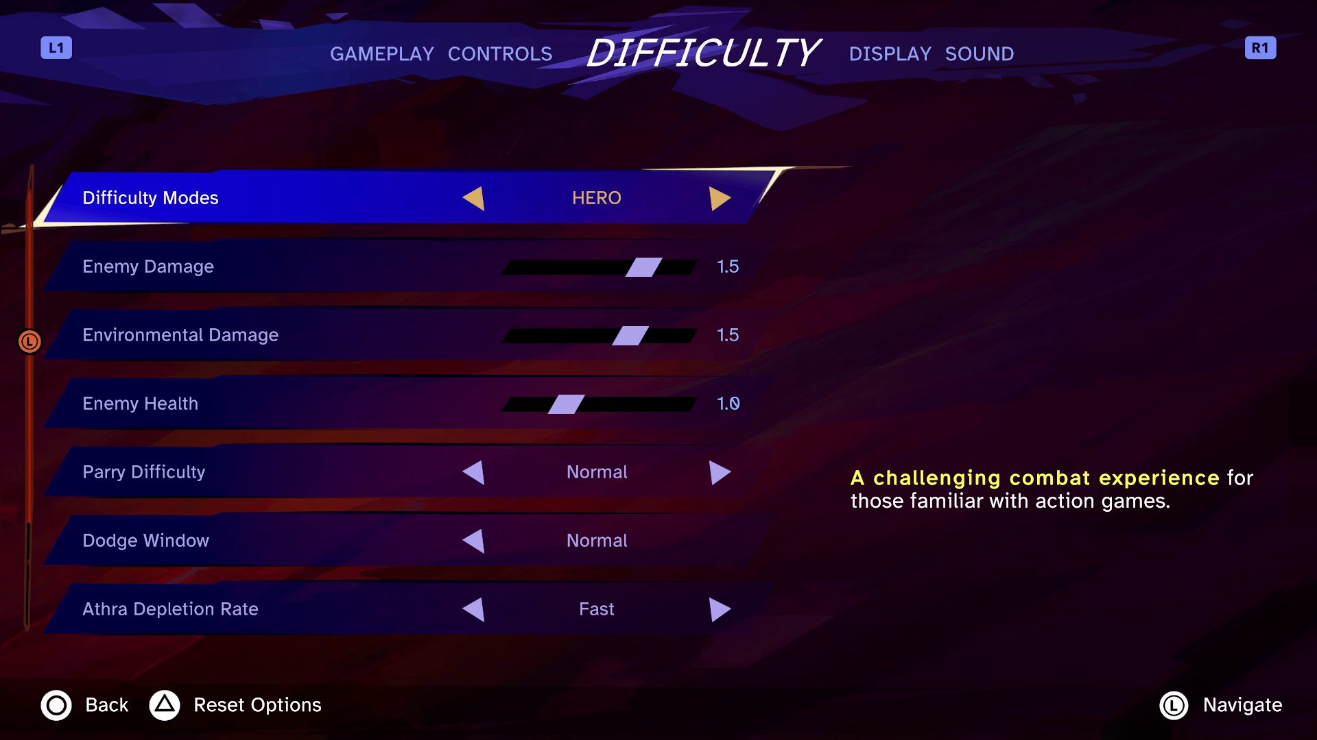 Accessibility Settings in Prince of Persia: The Lost Crown