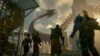 The Suicide Squad looking at a tentacle in Suicide Squad Kill the Justice League